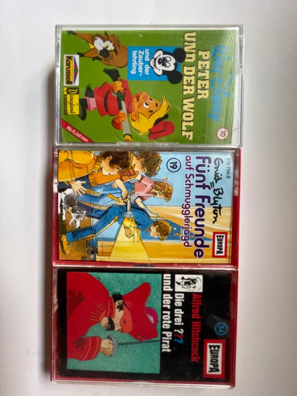 Peter und der wolf Fünf Freunde Die drei??? und der rote Pirat Audio cassette